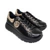 Lux by Dessi Hanza 23-48/Onika fekete-arany sneaker