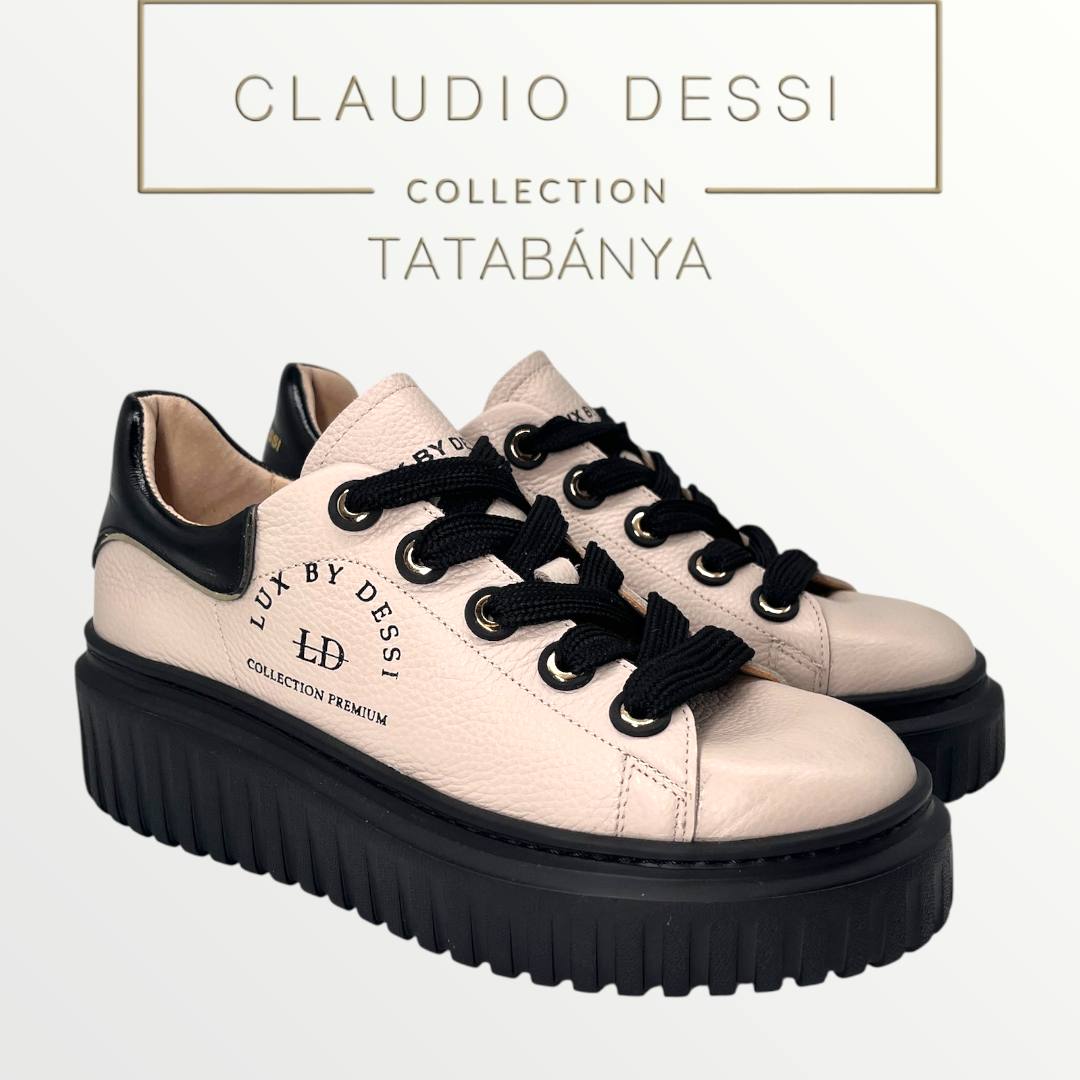 Lux by Dessi Fuerta-13/ML 35 bézs-fekete sneaker