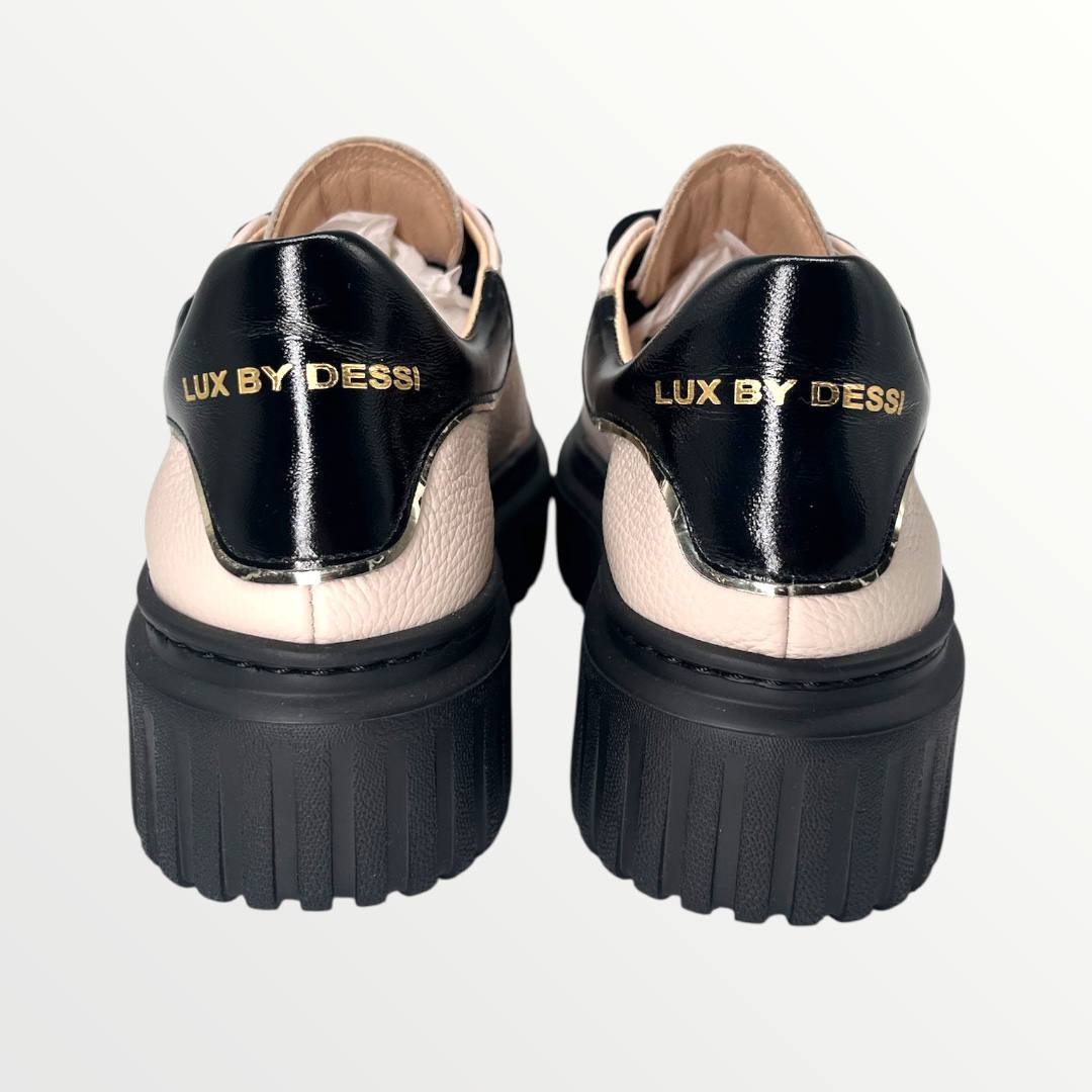 Lux by Dessi Fuerta-13/ML 35 bézs-fekete sneaker - Image 3