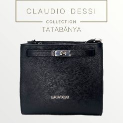 Lux by Dessi 802 bőr fekete táska