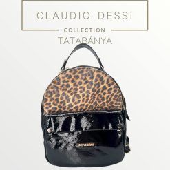 Lux by Dessi 862 fekete-ocelot lakk hátitáska