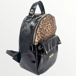 Alternative view of Lux by Dessi 862 fekete-ocelot lakk hátitáska