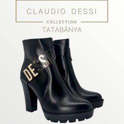 Lux by Dessi 256 DESSI fekete magassarkú bokacsizma