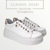 Lux by Dessi HANZA23-61 fehér köves sneaker