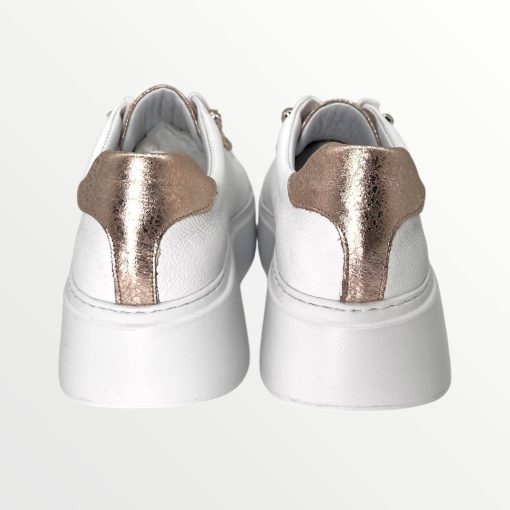 Lux by Dessi HANZA23-61 fehér köves sneaker - Image 3