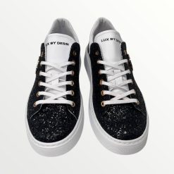 Alternative view of Lux by Dessi Hanza23-59 Fekete brokát sneaker