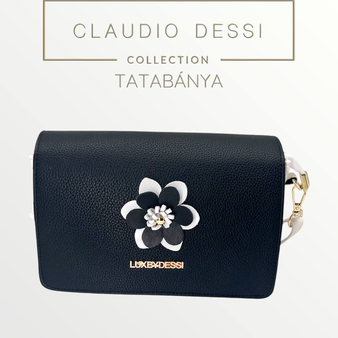 Lux by Dessi 787 Fekete- Fehér táska