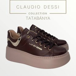 Lux by Dessi HANZA23-72 csokibarna sneaker