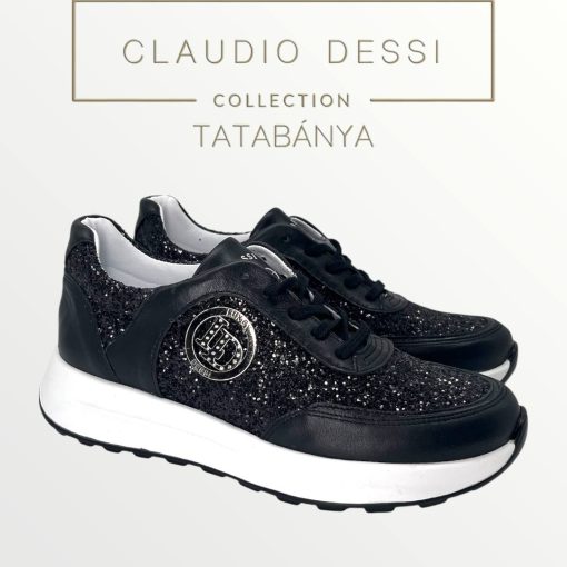 Lux by Dessi Hanza23-85/177 Fekete ocelot sneaker
