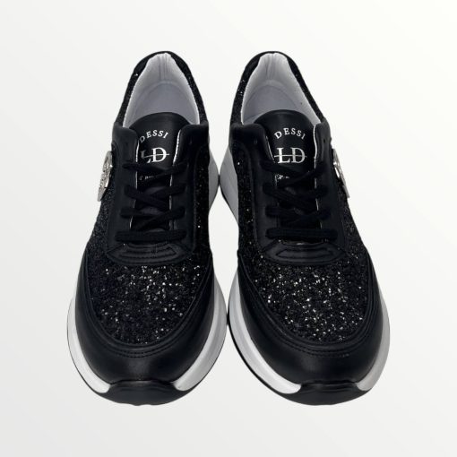Lux by Dessi Hanza23-85/177 Fekete ocelot sneaker - Image 2