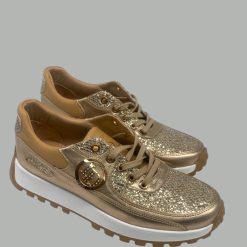 Lux by Dessi HANZA23-84 nugat-platina sneaker