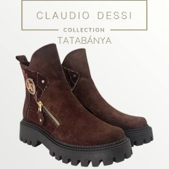 Lux By Dessi 990/BR Barna bokacsizma