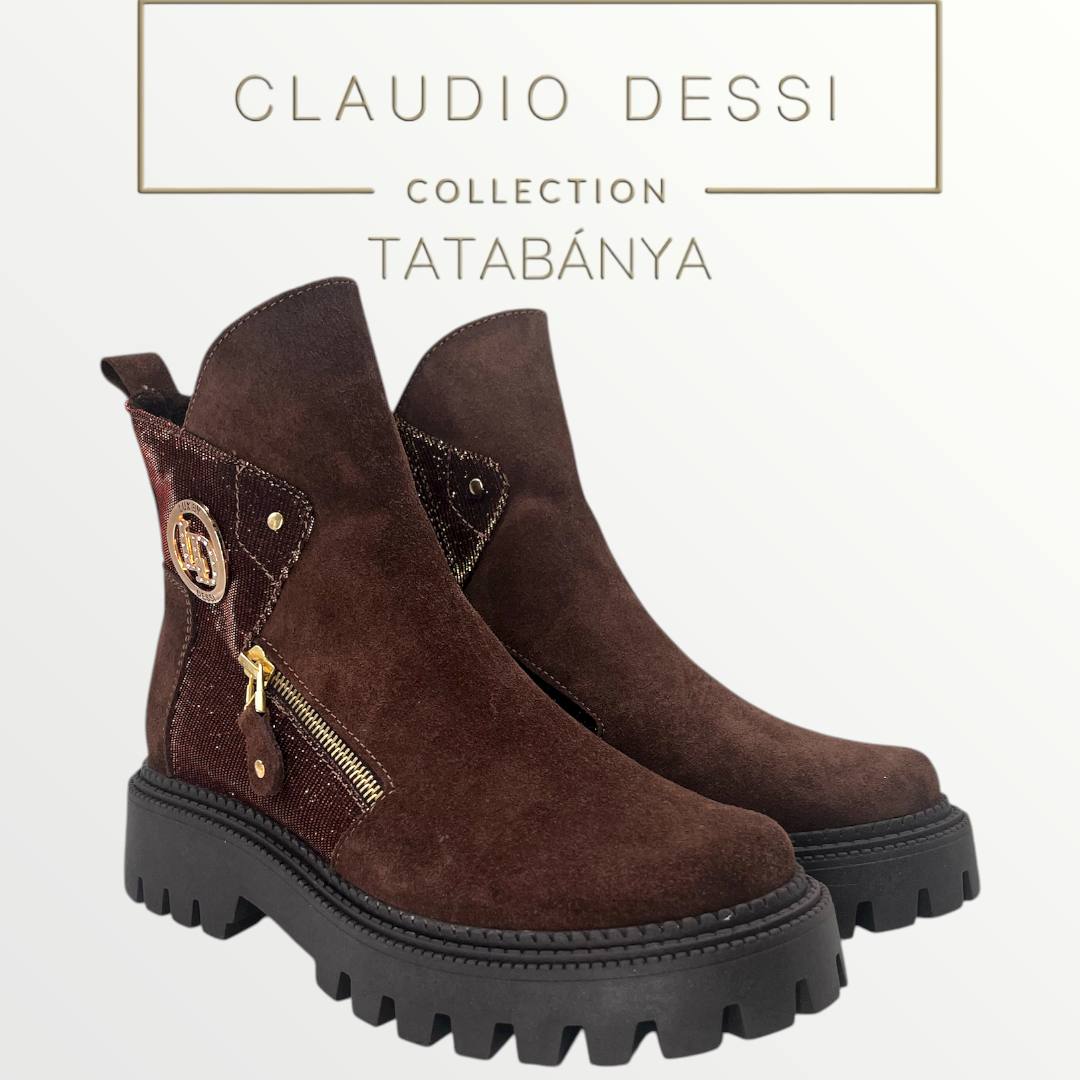 Lux By Dessi 990/BR Barna bokacsizma