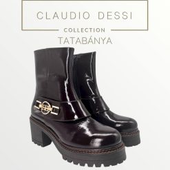 Lux by Dessi Megan-11/Oro Barna bokacsizma