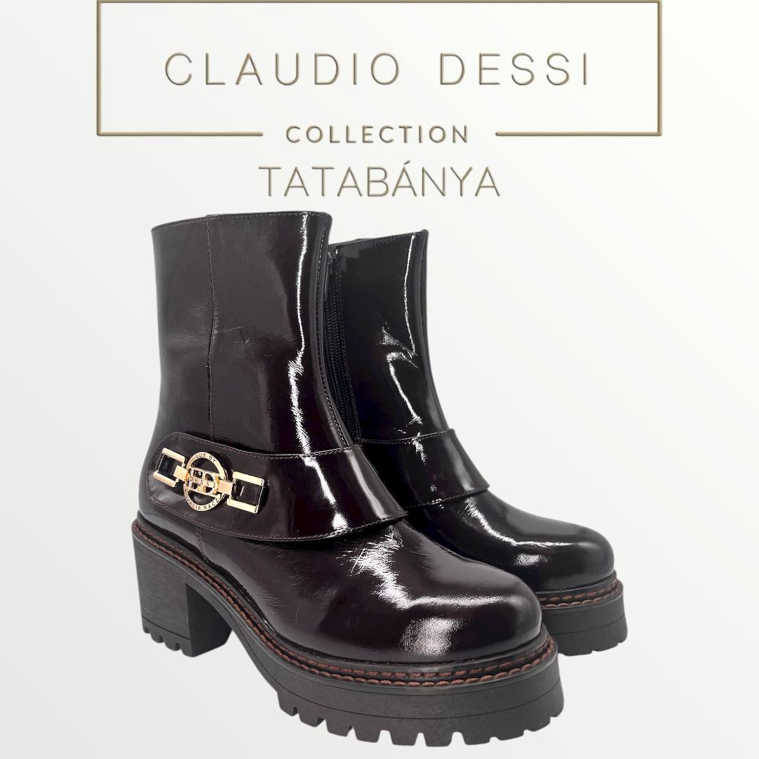 Lux by Dessi Megan-11/Oro Barna bokacsizma