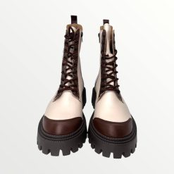 Alternative view of Lux by Dessi Aria-26 bézs-barna bokacsizma