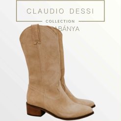 Lux by Dessi 588 bézs western csizma